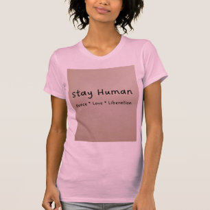 Camiseta para mujeres humanas