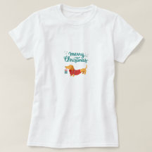 Camiseta para mujeres navidades