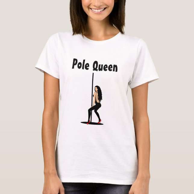 Camiseta para mujeres | Pole Queen Personalizado (Anverso)
