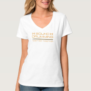 Camiseta para mujeres Sound Drumming Together Toge