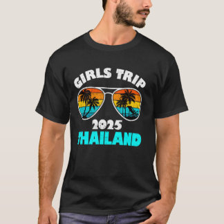Camiseta para mujeres viaje de chicas a Tailandia