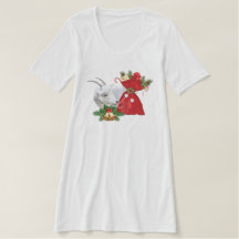 Camiseta para Navidades de cabra