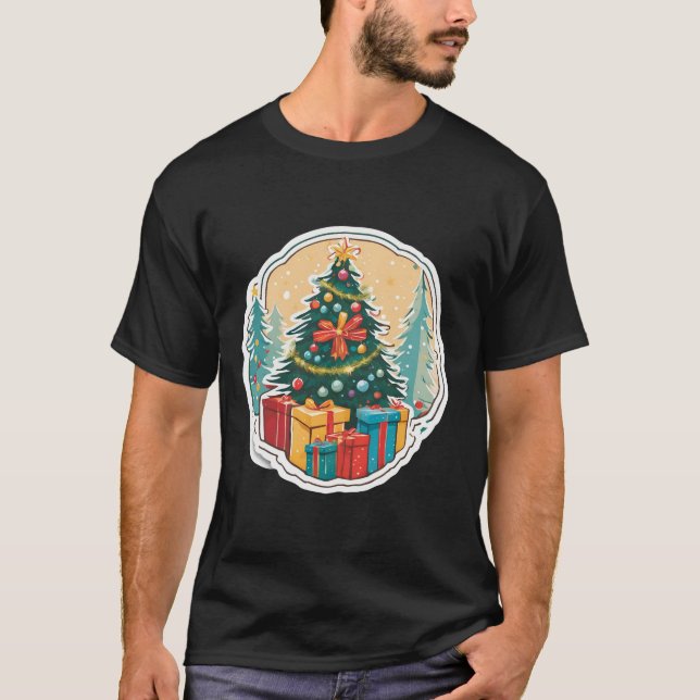 Camiseta para Navidades de tamaño superior - Festi (Anverso)