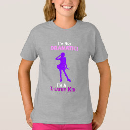 Camiseta para niña aficionada al teatro