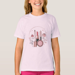 Camiseta para niñas amantes del maquillaje - Cosmé