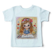 Camiseta para niñas - Estilo dulce y juguetón