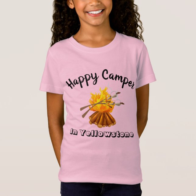 Camiseta para niñas - Feliz Campista (Anverso)