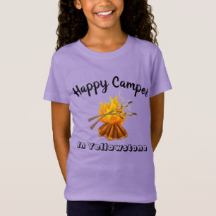 Camiseta para niñas - Feliz campista