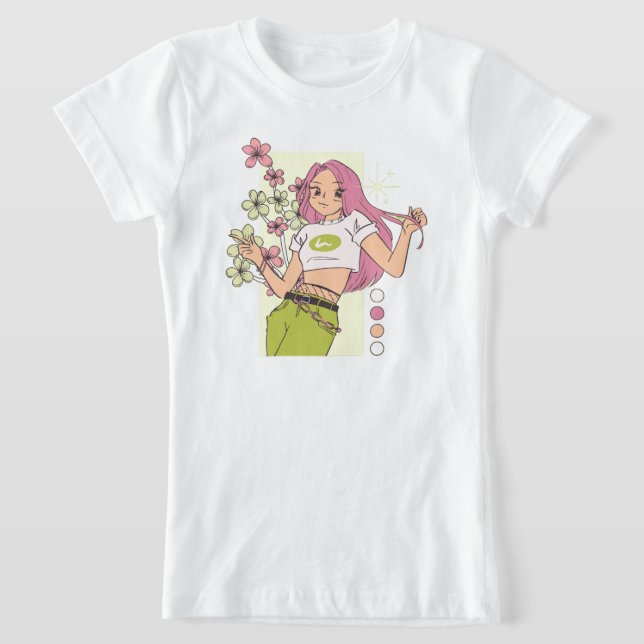 Camiseta para niñas Pretty in Pink | Moda rosa lin (Distribución)