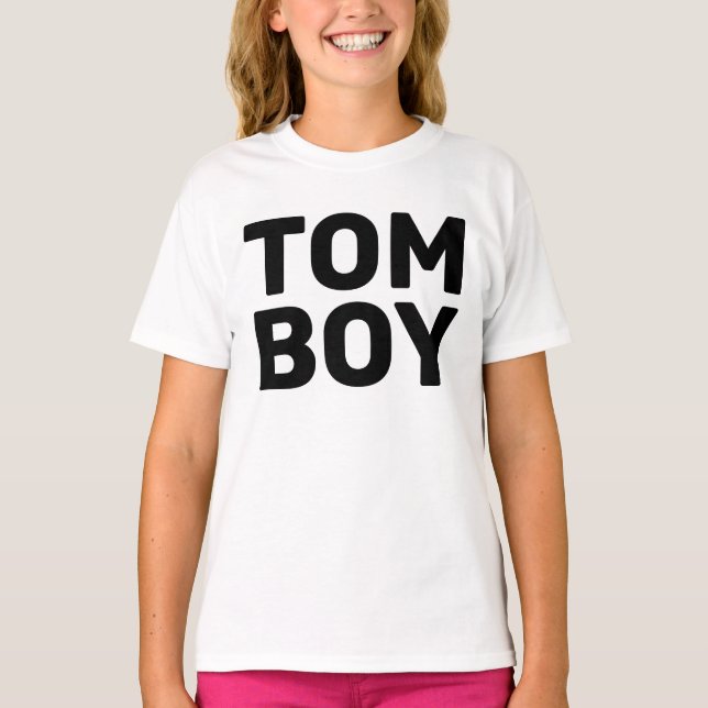 CAMISETA PARA NIÑAS TOMBOY (Anverso)