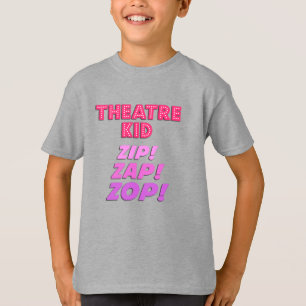 Camiseta para niño de teatro Zip-Zap-Zop