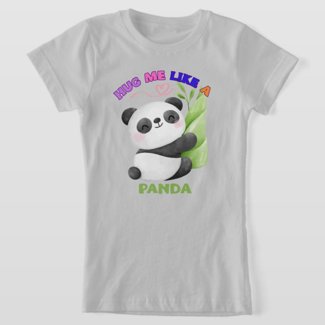 Camiseta para niños - abrazarme como un panda 🐼 (Distribución)