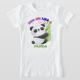 Camiseta para niños - abrazarme como un panda 🐼