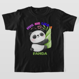 Camiseta para niños - abrazarme como un panda 🐼