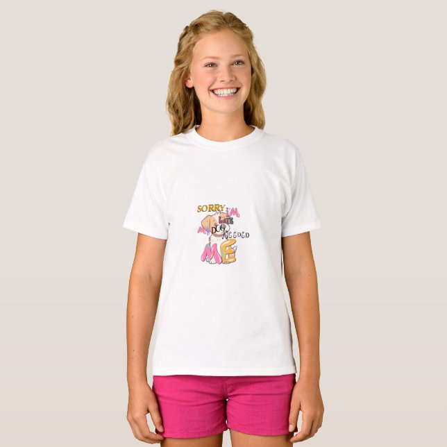 Camiseta para niños amantes de mascotas - Diseño d (Anverso completo)