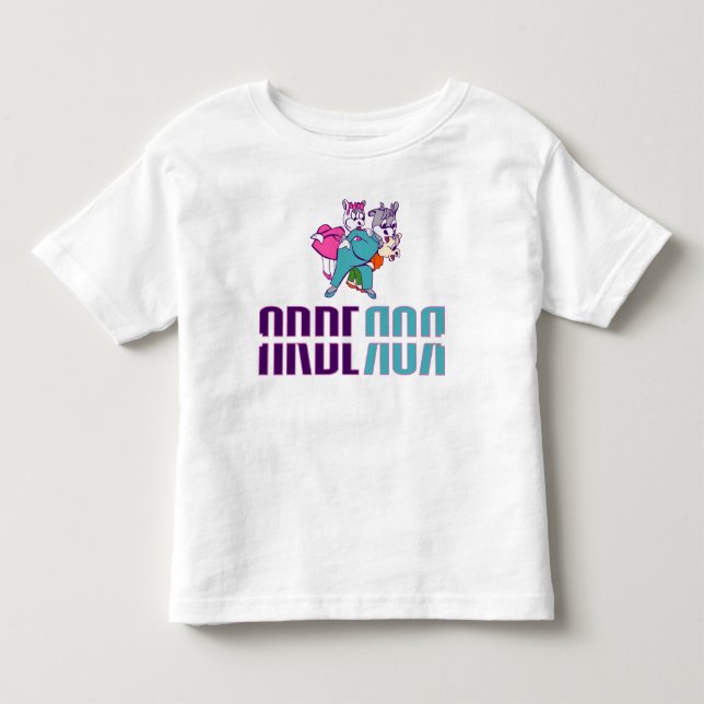 Camiseta para niños arberores - Caricatura jugueto (Anverso)