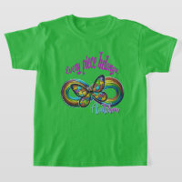 Camiseta para niños - Autismo Puzzle Butterfly Des