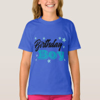 Camiseta para niños azul brillante – Divertida, có