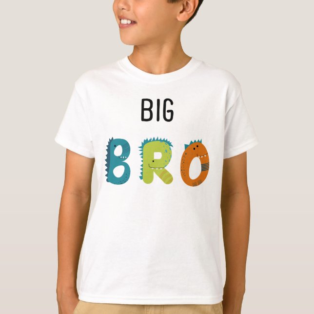 Camiseta para niños Big Bro (Anverso)