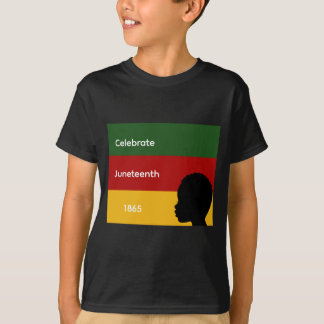 Camiseta para niños Celebra Juneteenth 1865