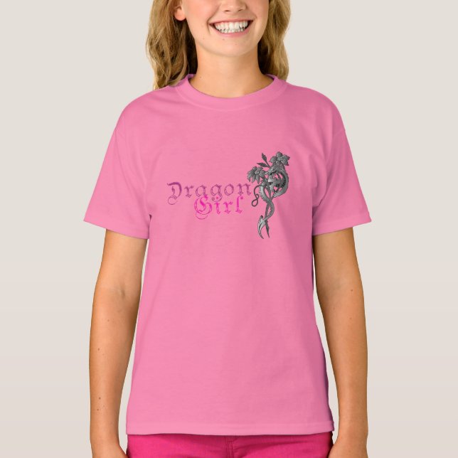 Camiseta para niños Chicas Dragon (Anverso)