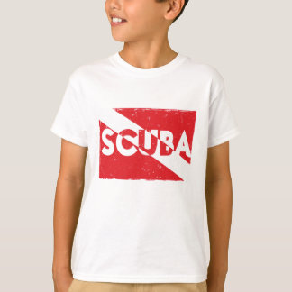 Camiseta para niños con bandera de Scuba