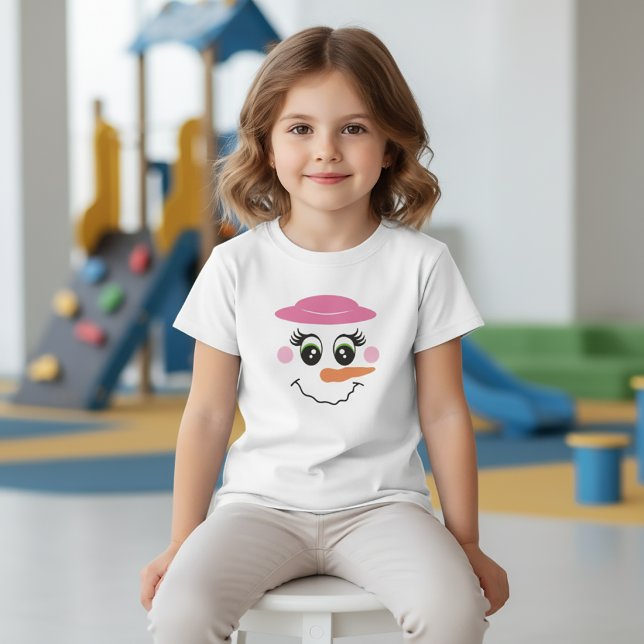 Camiseta para niños con cara sonriente de muñeco d (Subido por el creador)