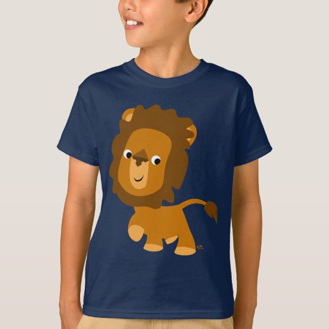 Camiseta para niños con contenido de león de Perso (Anverso)