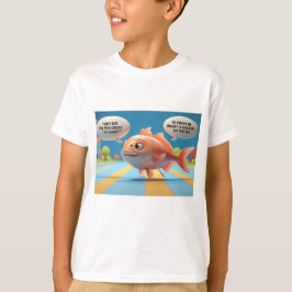Camiseta para niños con divertida pesca