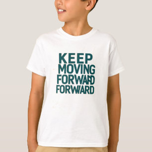 Camiseta para niños con el audaz diseño "Sigue ava