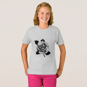 Camiseta para niños con grabado Rosa