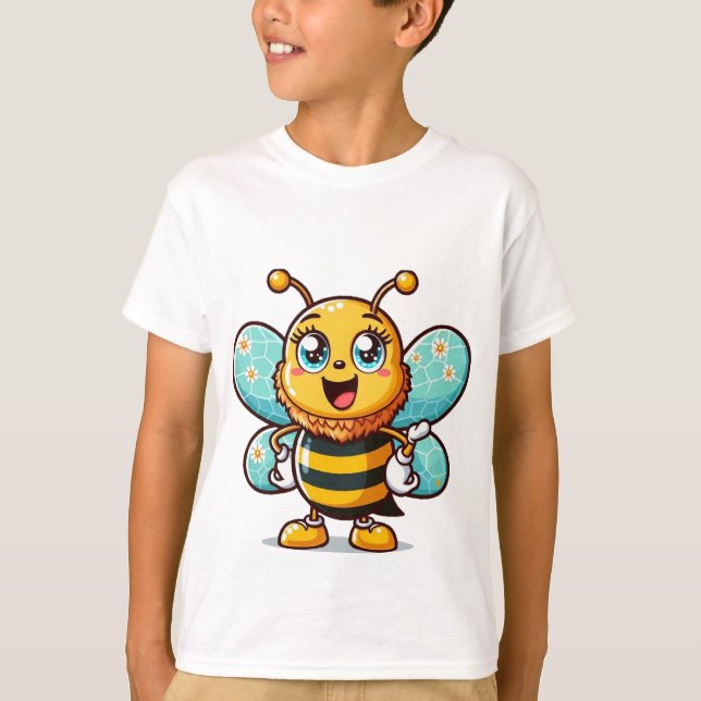 Camiseta para niños con Ilustracion Personalizado  (Anverso)
