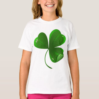 Camiseta para niños con shamrock