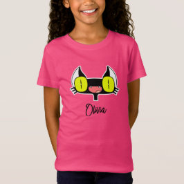 Camiseta para niños con un gatito gracioso