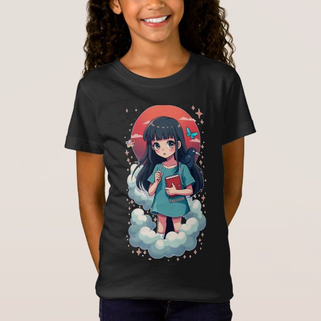 Camiseta para niños CutGirl (Anverso)