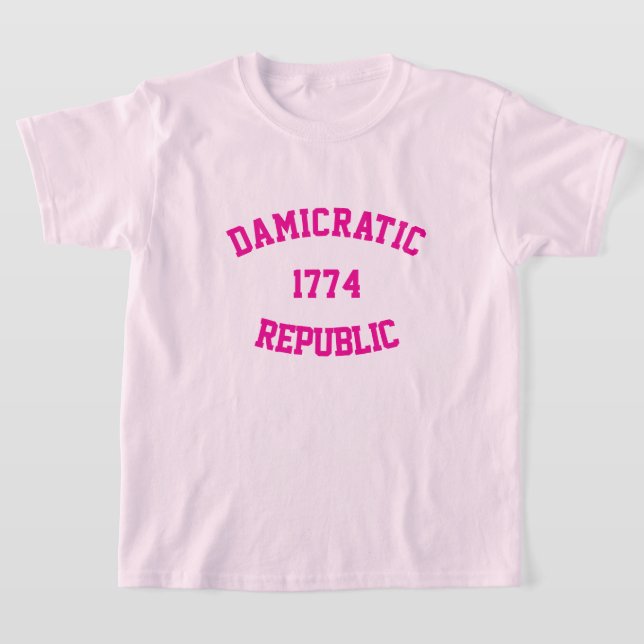 Camiseta para niños damicráticos (Distribución)