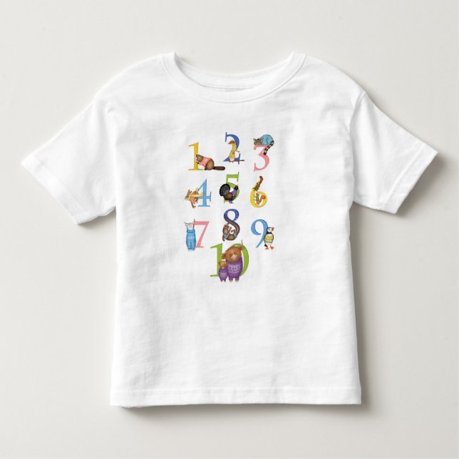 Camiseta para niños de animales escoceses (Anverso)