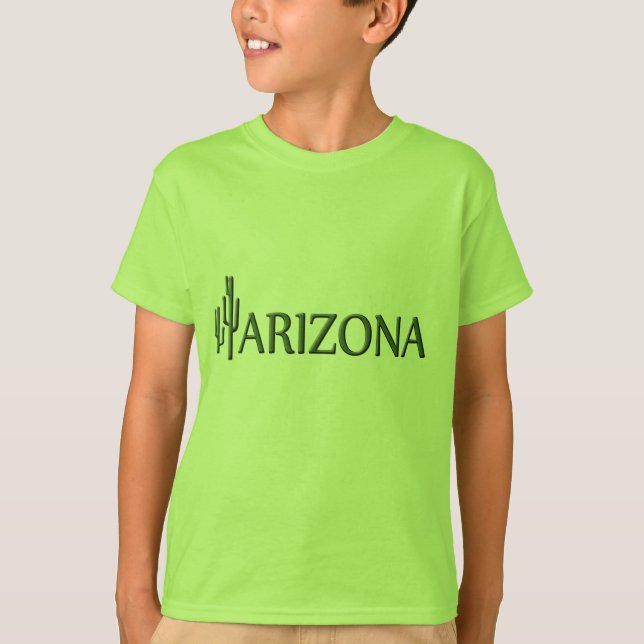 Camiseta para niños de Arizona Saguaro Cactus (Anverso)