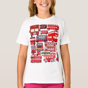 Camiseta para niños de autobús de Londres