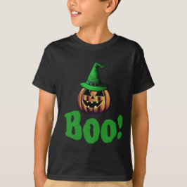 Camiseta para niños de Boo Halloween Jack O Lanter