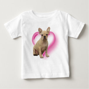 Camiseta para niños de bulldog francés