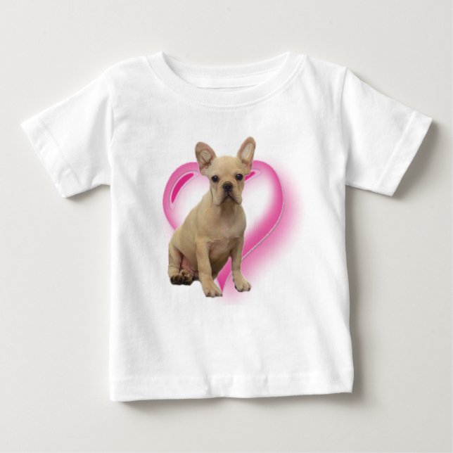 Camiseta para niños de bulldog francés (Anverso)