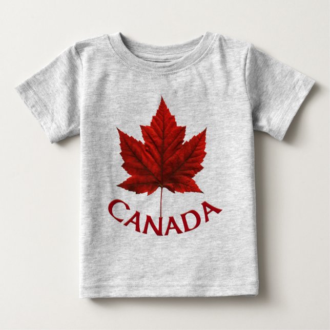 Camiseta para niños de Canadá con hojas de arce ro (Anverso)