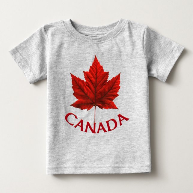 Camiseta para niños de Canadá con hojas de arce ro (Anverso)