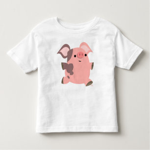 Camiseta para niños de cerdo Personalizado deporti