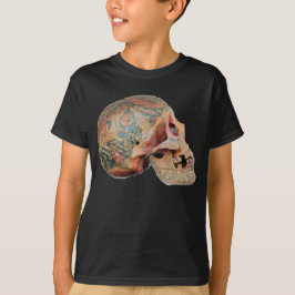 Camiseta para niños de cráneo