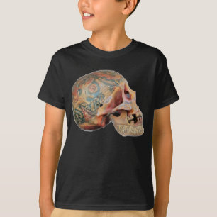 Camiseta para niños de cráneo