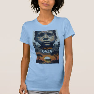 Camiseta para niños de Gaza: hambre y asedio