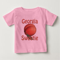 Camiseta para niños de Georgia Peach