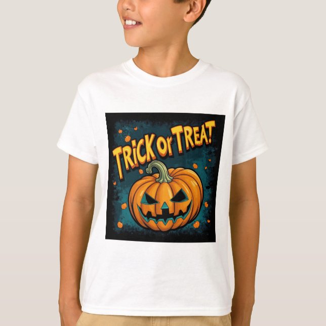 Camiseta para niños de Halloween (Anverso)